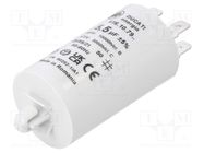 Capacitor: polypropylene; motors, run; 5.5uF; 400VAC; Ø32x55mm DUCATI ENERGIA