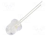 LED; 8mm; orange; 18000÷22000mcd; 30°; Front: convex; 2.1÷2.6VDC OPTOSUPPLY