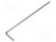 Wrench; hex key,spherical; HEX 2mm; Overall len: 85mm; long BAHCO