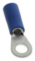 CRIMP TERMINAL, RING, 4MM, BLUE, PK100