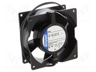 Fan: AC; axial; 115VAC; 92.5x92.5x38mm; 89m3/h; 41dBA; slide; 18AWG EBM-PAPST