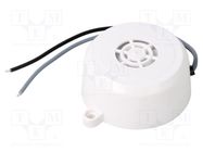 Sound transducer: piezo signaller; 30mA; Ø: 54mm; H: 25mm; 50÷90dB MPM