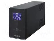 Power supply: UPS; 900W; 1.5kVA; 230V; 382x222x124mm; 8Ah; 12h GEMBIRD