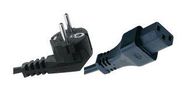 POWER CORD, CEE 7/7 PLUG-60320 C13, 8.2 