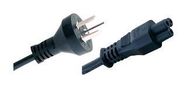 PWR CORD, IRAM 2073 PLUG-60320 C5, 6.6 