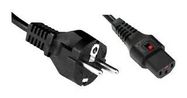 POWER CORD, CEE 7/7 PLUG-60320 C13, 6.6 