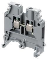 TERMINAL BLOCK, DIN RAIL, 2POS, 22-10AWG