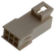 CONNECTOR HOUSING, PLUG, 6POS, 2.5MM