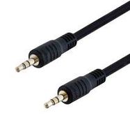 AUDIO CABLE, 3.5MM PHONE PLUG-PLUG, 5FT