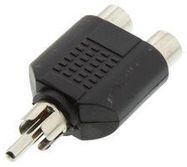 ADAPTER, Y, PHONO PLUG TO 2 PHONO RECEPTACLE