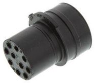 CIRCULAR CONNECTOR, PLUG, 10 POSITION, CABLE