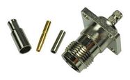 CONNECTOR, TNC, JACK, 50 OHM, PANEL