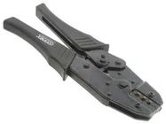CRIMP TOOL W/DIE SET, RATCHET, COAXIAL CABLE