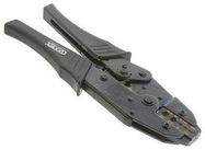 CRIMP TOOL W/DIE SET, RATCHET,COAXIAL CABLE