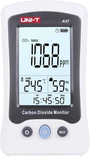 CO2 Meter, Carbon dioxide;  Temperature;  Relative humidity;