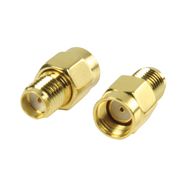 Adaptor reverse polarity SMA male - SMA female