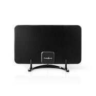 Indoor HDTV Antenna | Active | FM / UHF / VHF | Reception range: 0-25 km | LTE700 | Gain: 26 dB | ABS | Black