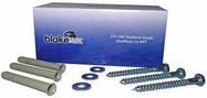 FIXING KIT, BOLT+PLUG+WASHER M8X80, 50PK