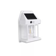 LED Solar Wall Light IP44 3W 3000K (100 lumen) White + PIR Sensor ASALITE