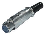 Socket microphone XLR 3 pin