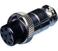 Socket microphone, cable mount, 8 pins pin