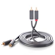 Cable 2xRCA male - 2xRCA male 5m black AV104 UGREEN