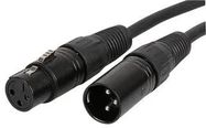 CABLE ASSY, 3P XLR PLUG-SOCKET, 3M