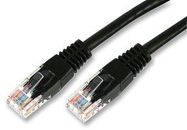 CAT5 LEAD, 0.2M, BLACK