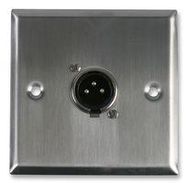 WALL PLATE, XLR PLUG