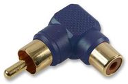 PHONO ADAPTOR, 90DEG, GOLD, BLUE