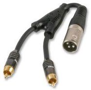 ADAPTOR LEAD, XLR TO 2X PHONO