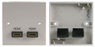 HDMI WALLPLATE, 2X HDMI