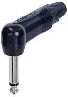 PLUG, 1/4" JACK, 90DEG, 2POLE