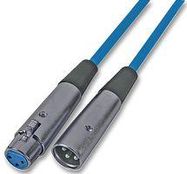 XLR PATCH LEAD, 1M, BLUE