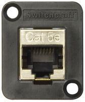 ADAPT, RJ45 JACK-JACK, 8P8C, CAT5E, SHLD