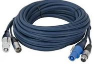 XLR AND POWERCON LEAD, 6M