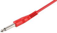 6.35MM JACK GUITAR LEAD, 6M, RED