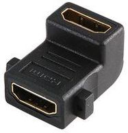 ADAPTOR, HDMI SOCKET TO SOCKET, 90DEG