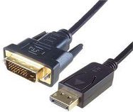 LEAD, DISPLAYPORT TO DVI 2M