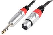 LEAD, XLR SOCKET TO 6.35MM PLUG, 1M