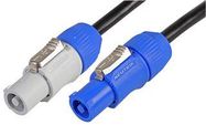 PWR CORD, NEUTRIK POWERCON RCPT-RCPT, 1M