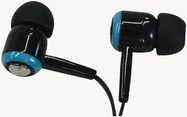 EARPHONE DIGITAL STEREO BLK/BLUE