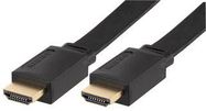 HDMI LEAD + ETHERNET, FLAT, 3M