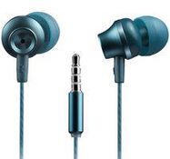 EARPHONES WITH MICROPHONE, ALUMINIUM B/G