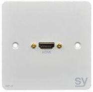 WALL INPUT PLATE, HDMI, 1-GANG