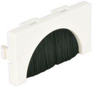 BRUSH PLATE WALLPLATE MODULE, 25MMX50MM