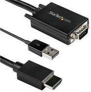 ADAPTR CABLE, VGA+USB PLUG-HDMI PLUG, 2M