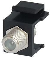 RF ADAPTER, TYPE F JACK-JACK, 75 OHM