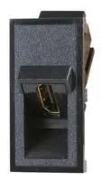 HDMI EURO STYLE BLACK MODULE 25X35MM