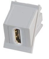 HDMI 6C WHITE MODULE CONNECTOR 25X38MM